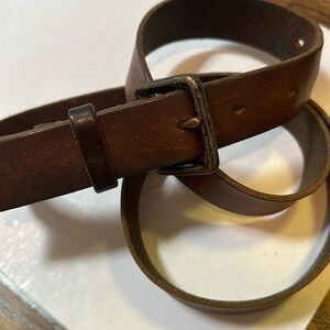 Banana Republic Italian brown vintage leather belt size L
